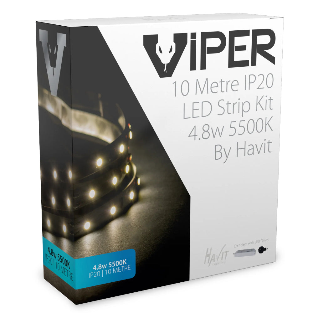 VIPER 4.8w 1m LED Strip kit 55k